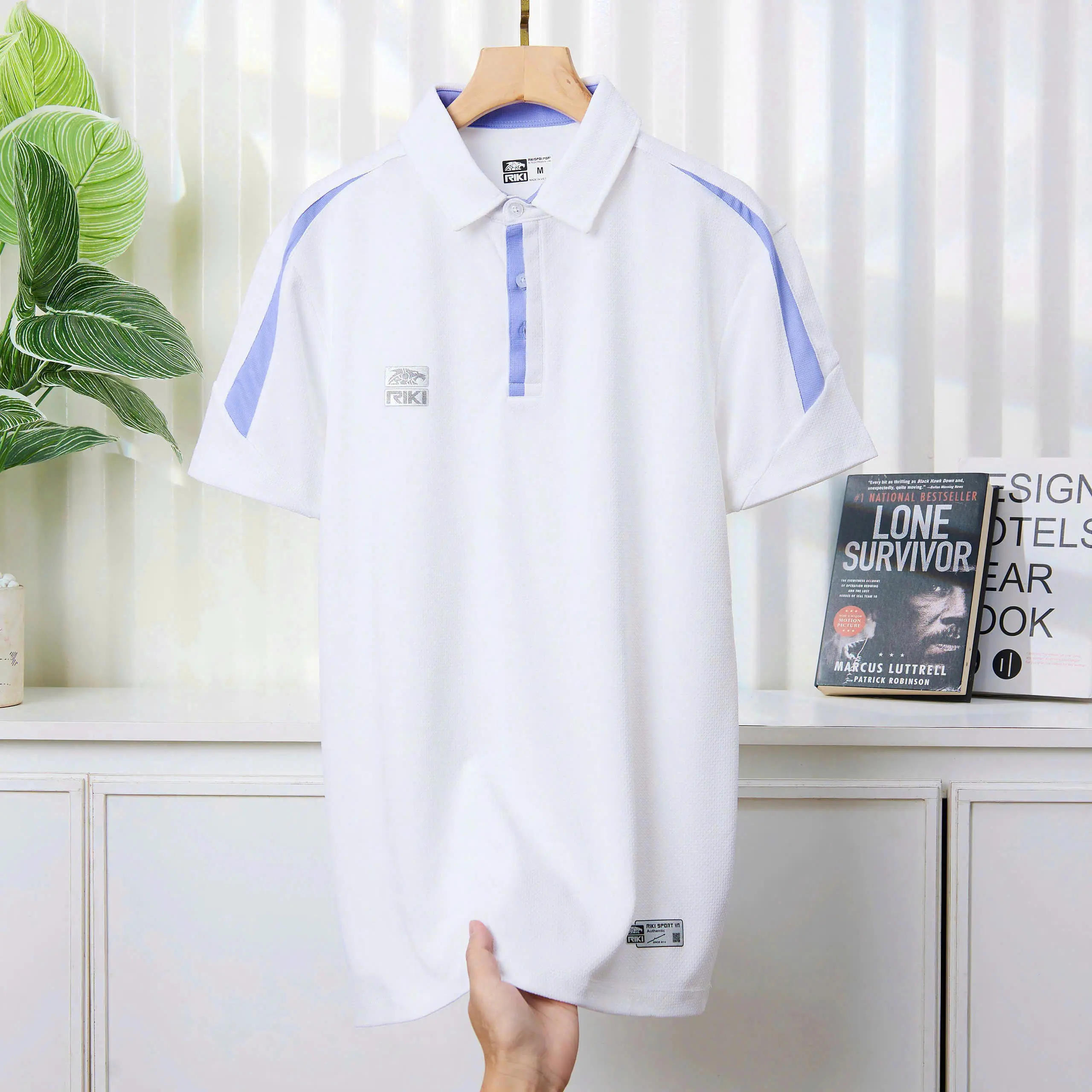 Áo Thun Polo Thể Thao Nam RIKI AP01 - Chất Vải 4 Chiều RDD Cao Cấp - Thoáng Mát - Co Giãn Tốt - Độ Bền Cao - Menswear - Top - Sport