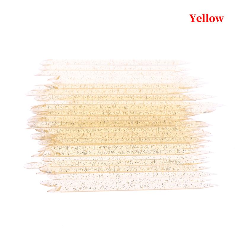 Product Introduction of 50Pieces Stick Cuticle Tool Doublehead Reusable Crystal Wood Stick Pedicure Care 33