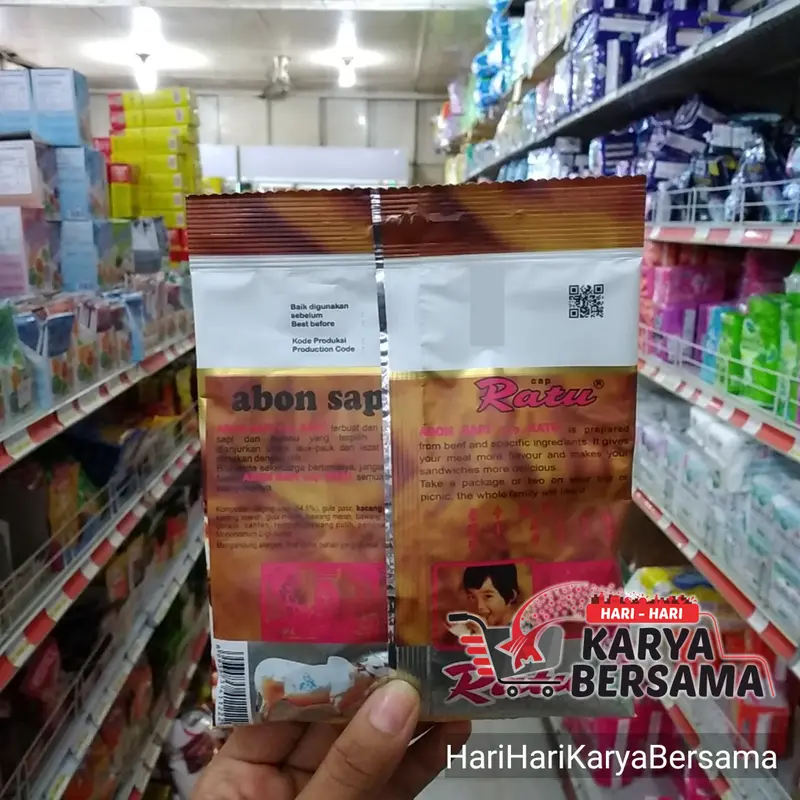 BUMBU TABUR INSTAN ABON SAPI CAP RATU 90GR 2