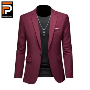 Jas Blazer Pria Formal Kancing Satu Slimfit Casual