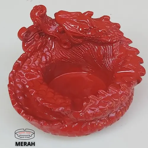Asbak rokok unik Naga/Dragon Lingkar Hiasan Ruangan Minimalis 7