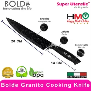 Bolde Super Utensil Knives Granito Cooking Knife Pisau Dapur Bolde Serbaguna