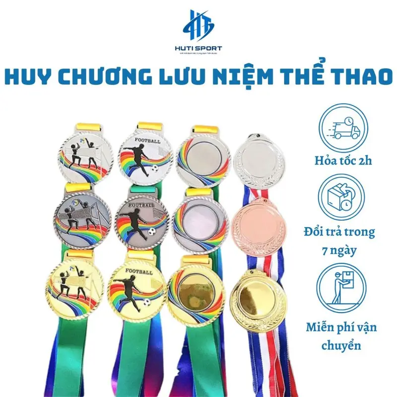 Huy Chương Lưu Niệm Thể Thao HUTI SPORT 3
