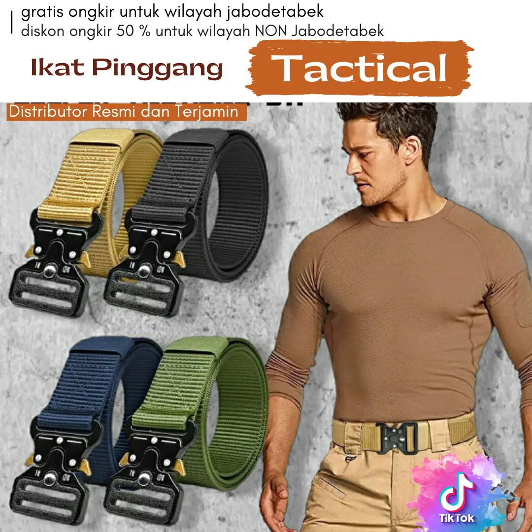 Ikat Pinggang Gesper Tactical Army Kuat dan Kokoh besi