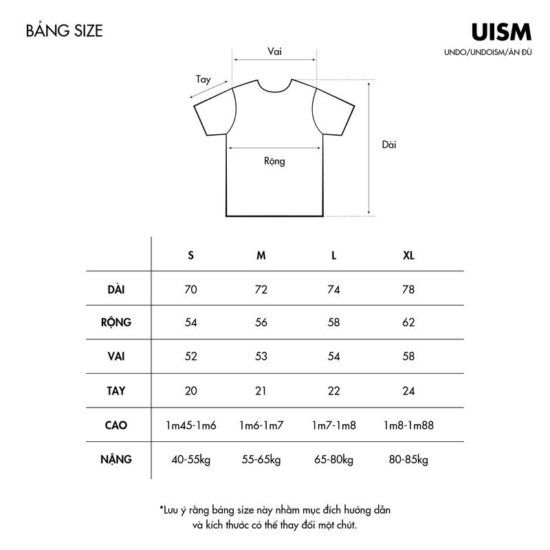 Product Introduction of Áo Thun Trơn Oversized Undo (12 Màu) 100% Standard Cotton - Local Brand Chính Hãng 0