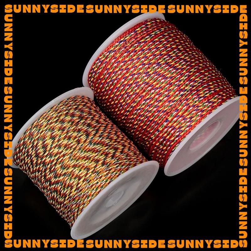 Dây Chỉ Ngũ Sắc Tây Tạng Loại 1 Đan Vòng Tết Vòng Tay May Mắn Làm Handmade Trang Sức Thắt Vòng