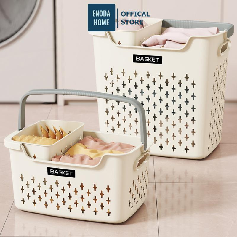 Giỏ Đựng Quần Áo Bẩn, Rổ Đựng Đồ Lót Có Quai Xách, 3 Kích Thước Đa Dạng Lựa Chọn Q048