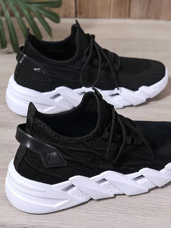 Women's Fashionable Lace Up Low Top Sneakers, 2024 New Style Casual Comfortable Breathable Sports Running Shoes, All-match Basic Shoes for Daily Wear 6