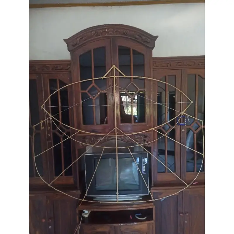 Rangka layangan Pegon model semok sayap 80cm 100cm & 150cm (merakit sendiri) 5
