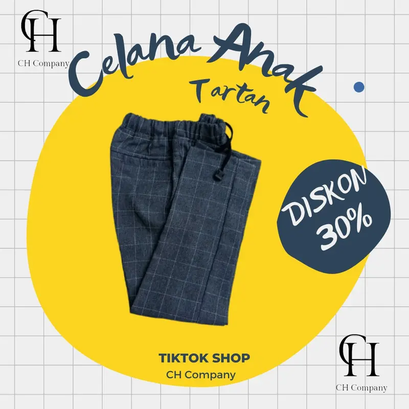 MURAH BANGET NIH LAGU PROMO CELANA TARTAN ANAK Fashion 2
