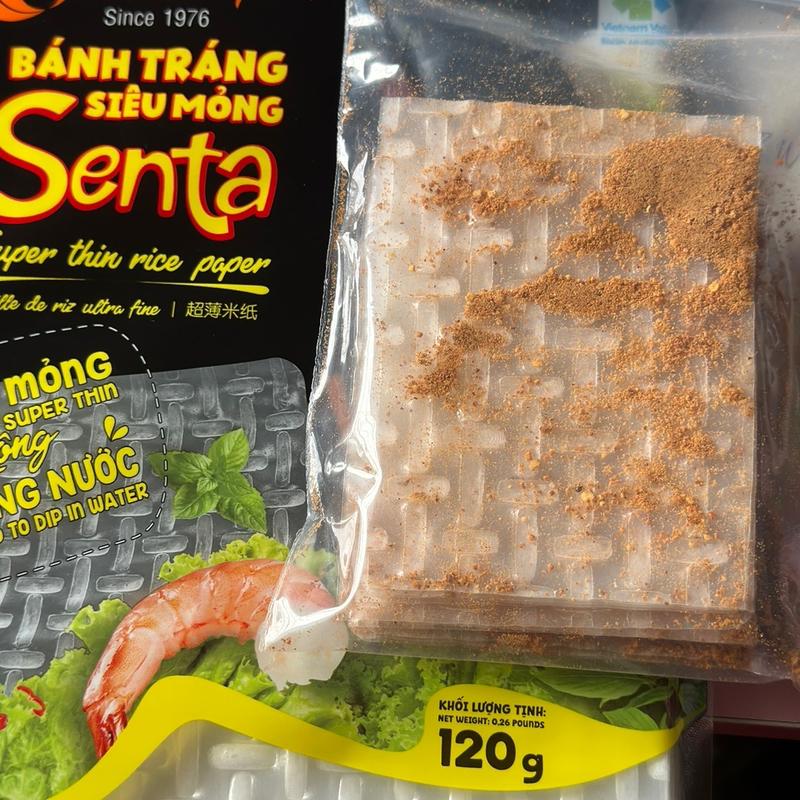 15 Gói bánh tráng lắc muối ( chay mặn điều ăn được )