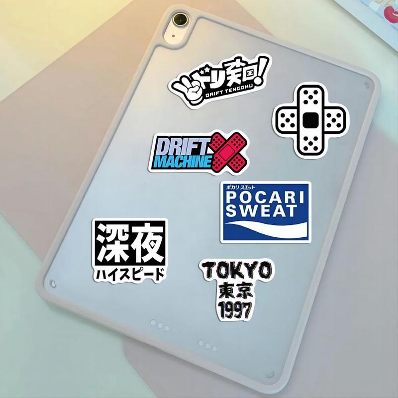 Funny Japan JDM Car Sticker, Waterproof Car Decal, Decorative Sticker for Car, Motorcycle, Luggage, Skateboard, Laptop, Phone 5