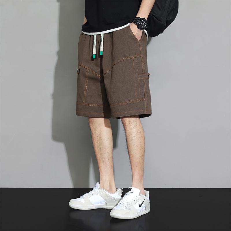 Shorts Men's Summer Wear Pure Cotton Thin Workwear Fifth Pants Men Fashion Brands Loose plus Size Sports and Leisure Pants 8