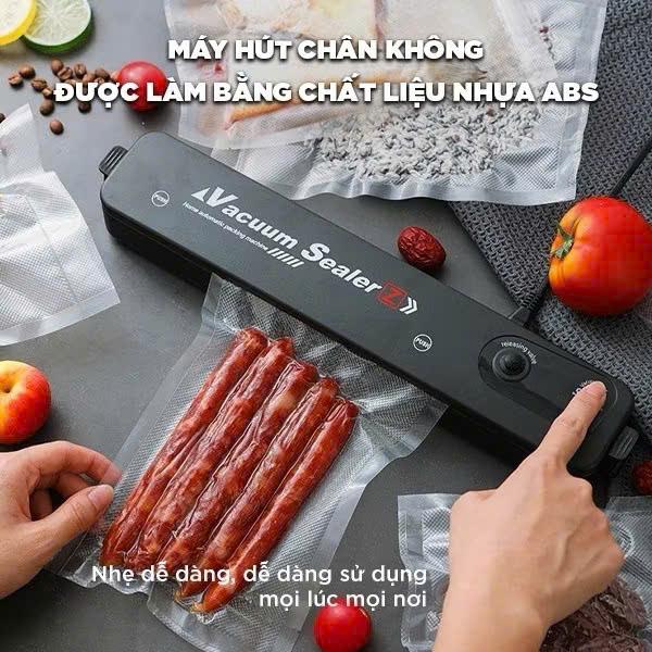 Máy Hút Chân Không Thực Phẩm, Máy Hàn Miệng Túi, Tặng Kèm 10 Túi Hút, Dụng Cụ Nhà Bếp Bảo Hành 12 Tháng 5