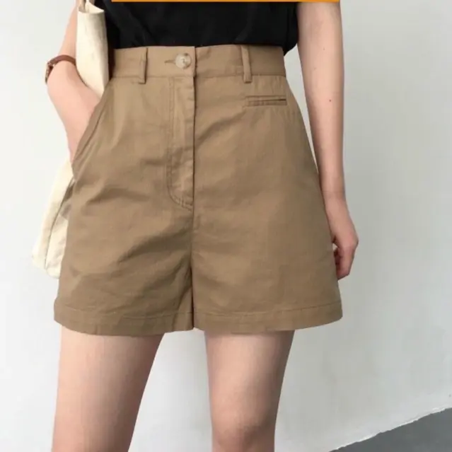 QUẦN SOOC NỮ QUẦN SHORT NỮ KAKI TÚI MỔ ULZZANG LƯNG CAO PHONG CÁCH HÀN QUỐC TRẺ TRUNG Women Nhungtop 2025