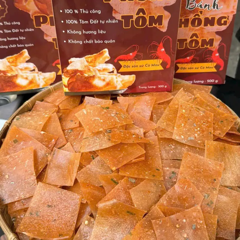 Phồng tôm Cà Mau loại VIP - 500g 0