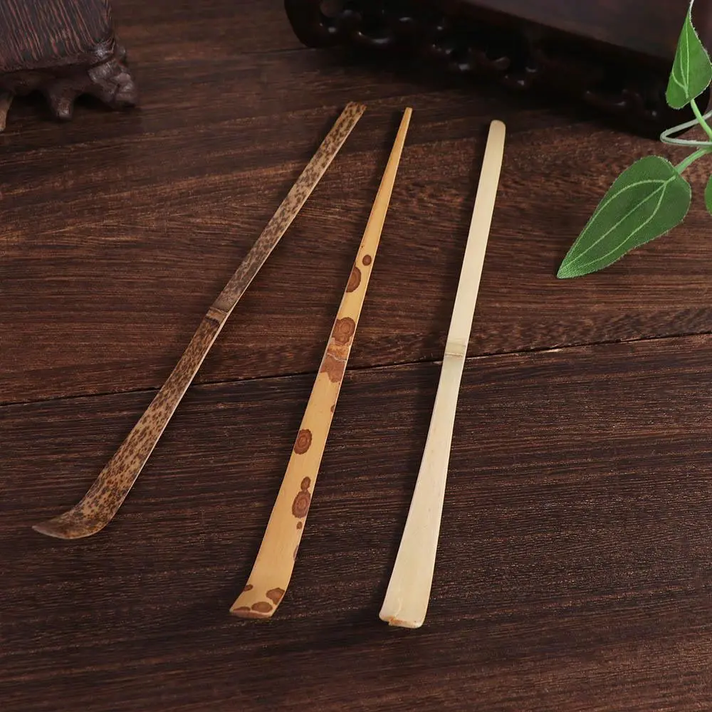 Matcha Stirring Tool Bamboo Matcha Sticks Spoon Handmade Tea Leaf Spoon 18cm Tea Ceremony Utensils Tea Show