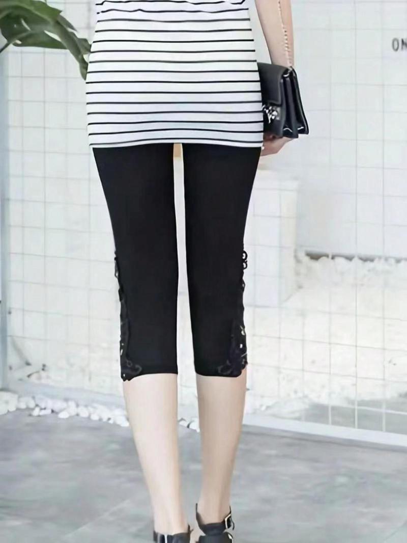 Product Introduction of Women's Solid High Waist Sports Pants, Casual Comfy Breathable Trousers for Yoga Gym Workout Running, Ladies Sportswear for All Seasons 4