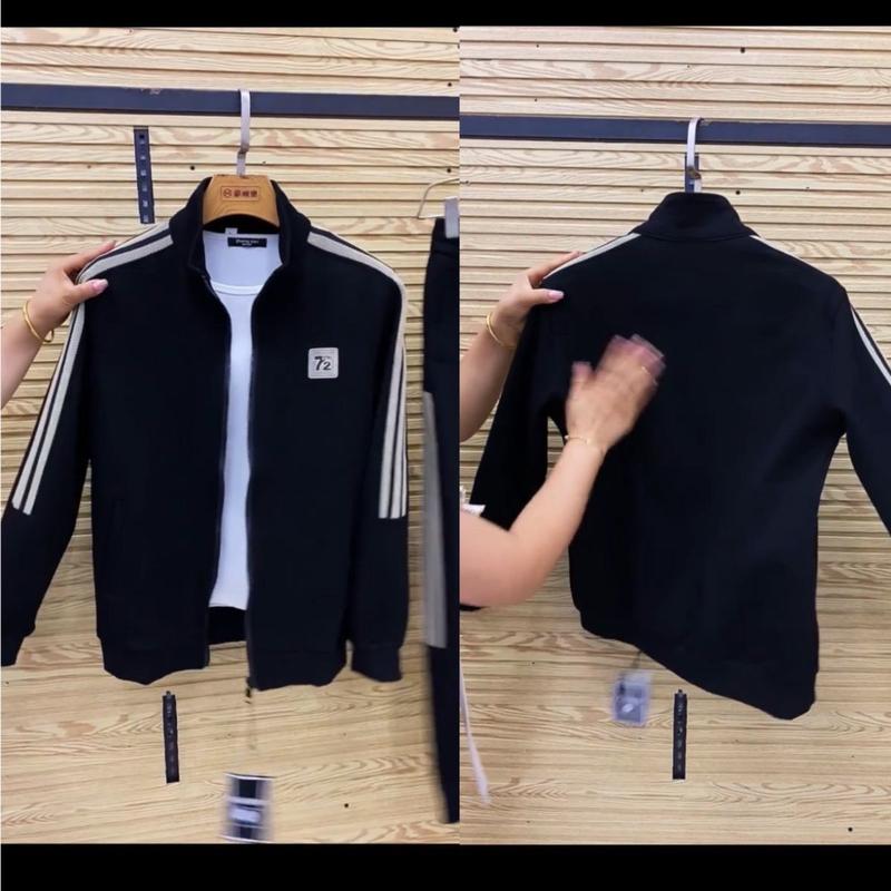Product Introduction of Bộ Đồ Thể Thao Thường Ngày Cho Nam, Bộ Sưu Tập Xuân Thu 2023, Áo Khoác Có Bo Gấu, Quần Có Bo Gấu, Cổ Chân Đế Quần Dài Tay, Thích Hợp Cho Thể Thao 2