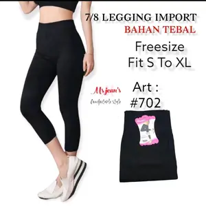 7/8 Leging premium  super tebal,dalem nya bludru 702 Polos