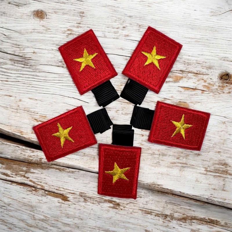 Kẹp tóc lá cờ việt nam  kẹp tóc cờ đỏ sao vàng yêu nước [ V201 ] 8