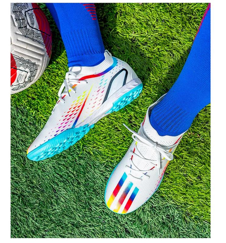 Product Introduction of Soccer shoes for men fashion sneakers football shoes century Cup same new Messi long spike broken nail professional football shoes sport running shoes big size 35-45 43