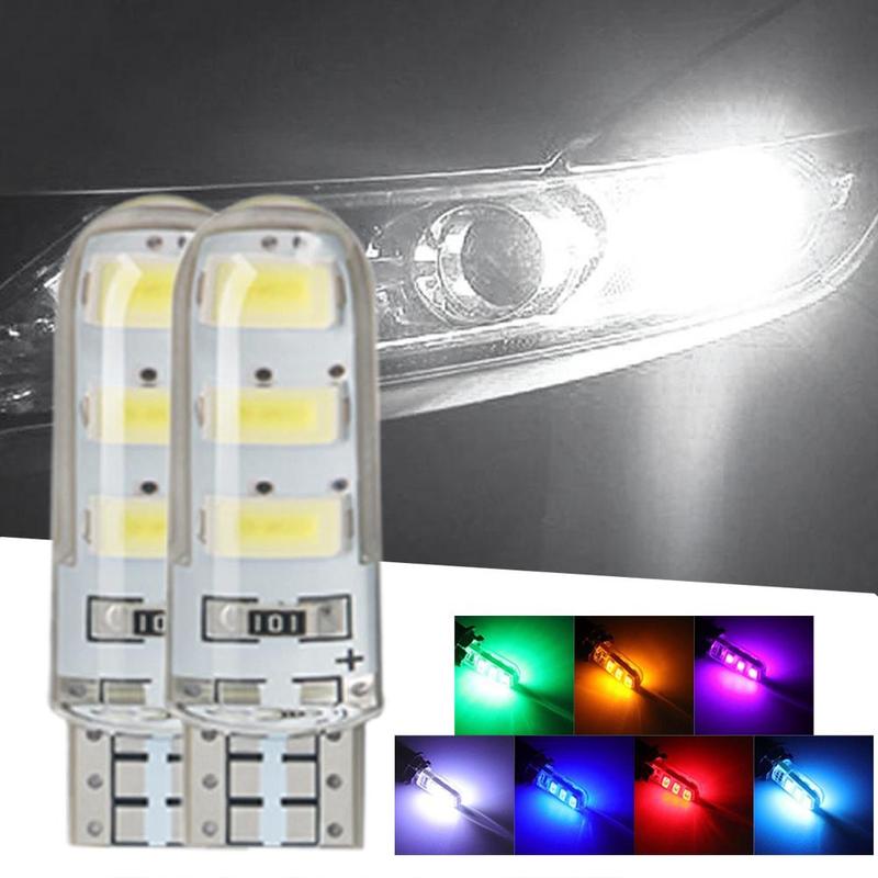 Product Introduction of Silicone W5W Glue Display Light High-brightness Small Bubble 12V 2 PCS Automobile LED Width Indicator Light For T10 5630 6SMD 23