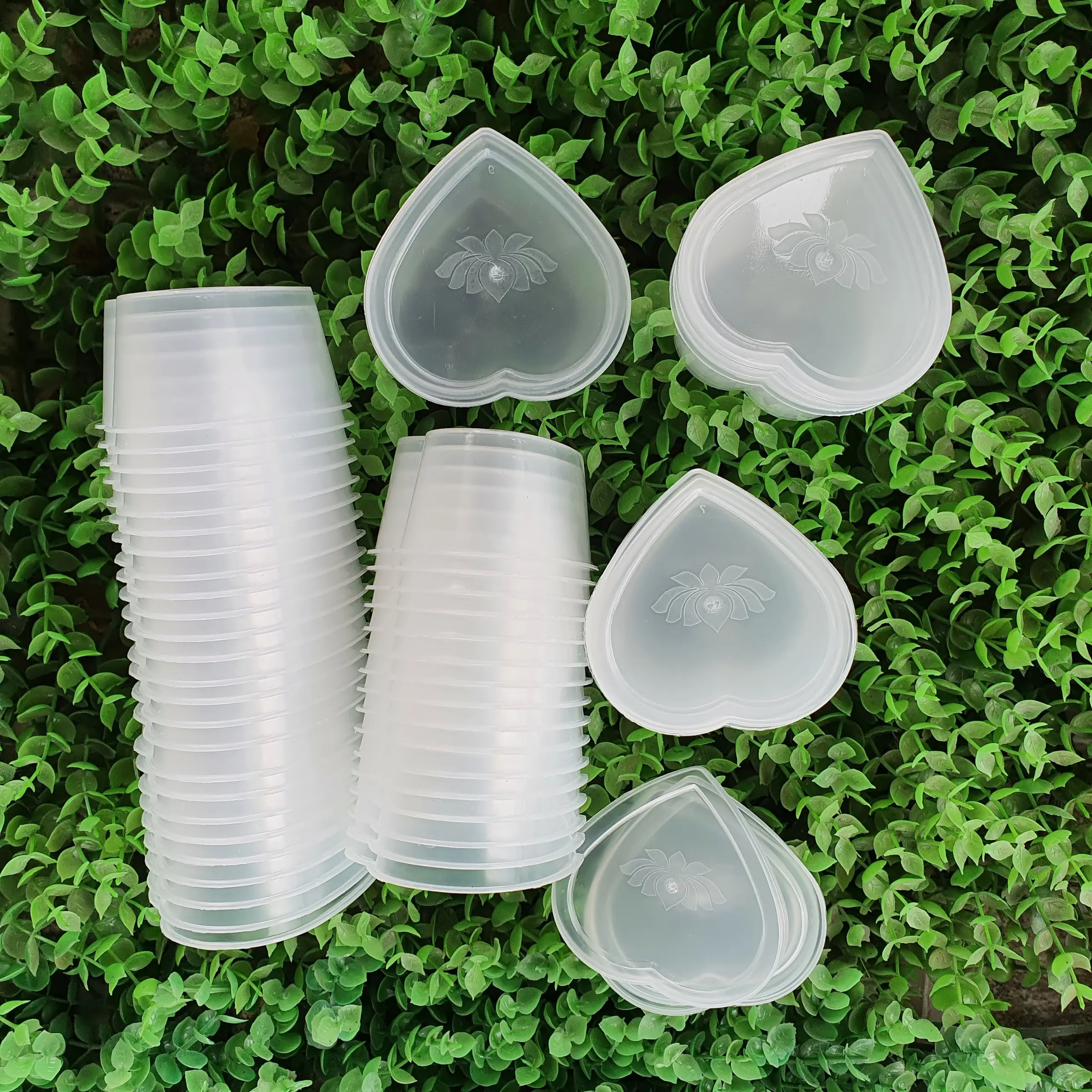 Set 50 Hủ Hộp Nhựa Làm Bánh Flan Caramen, Rau câu, Sữa chua, Đựng slime
