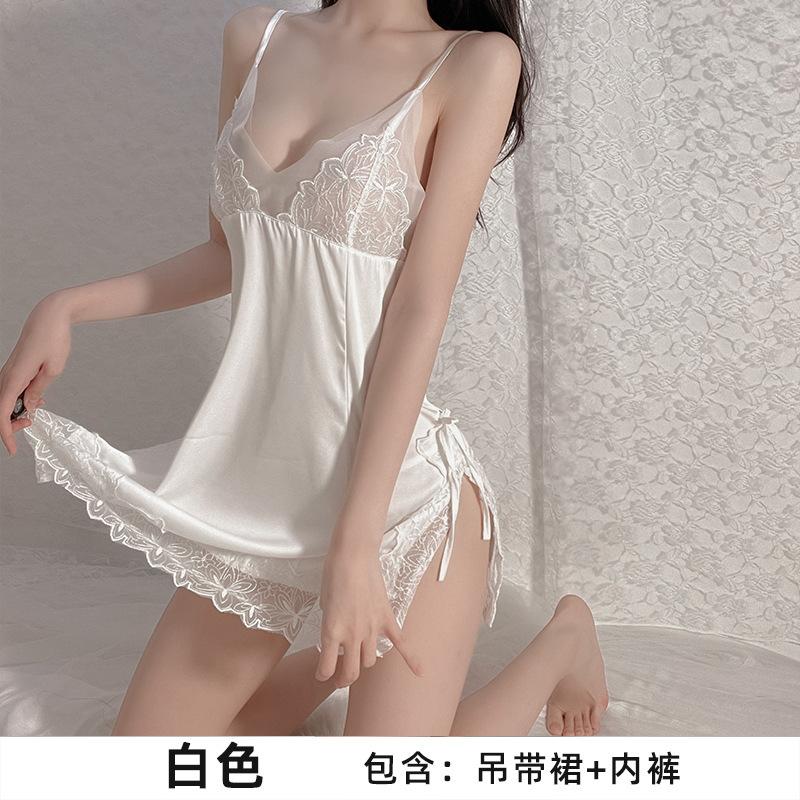 15/1000   Sexy Phụ nữ Pajama ren ngủ váy sling váy Đầm Ngủ Dress Women Váy Ngủ 4