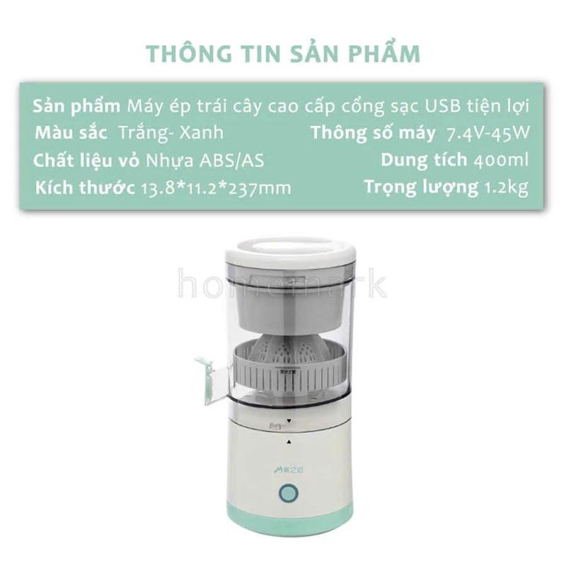 Máy Vắt Cam Đa Năng, Máy Ép Hoa Quả Tự Động Không Dây Sử Dụng Sạc USB Tiện Lợi Nhỏ Gọn Mang Đi Du Lịch cực khô xay cầm tay mới nhất hiện nay nước trái cây maysinh to mayxay may vat thong minh xịn 6
