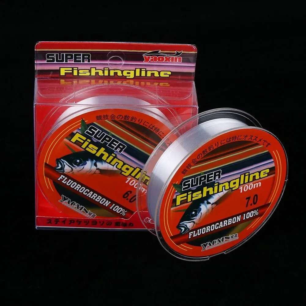 Dây Câu Cá, 100m, Fluorocarbon 100%, Bền, Chắc Chắn, Dây Câu Cá, Dây Nylon PA, Dây Đeo Đơn Lớp