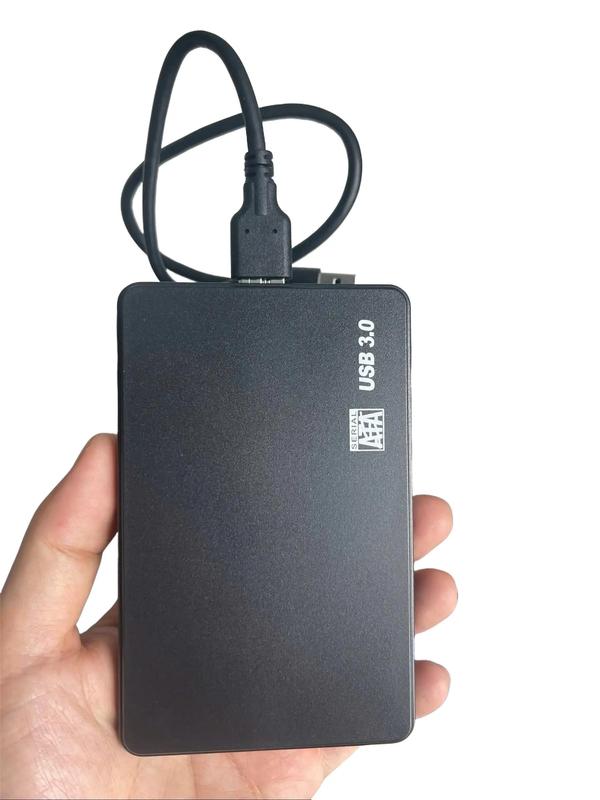 Ổ Cứng Di Động HDD 250GB 500GB 750GB 1TB Chuẩn USB 3.0 BOX ĐEN  - Tặng kèm cáp