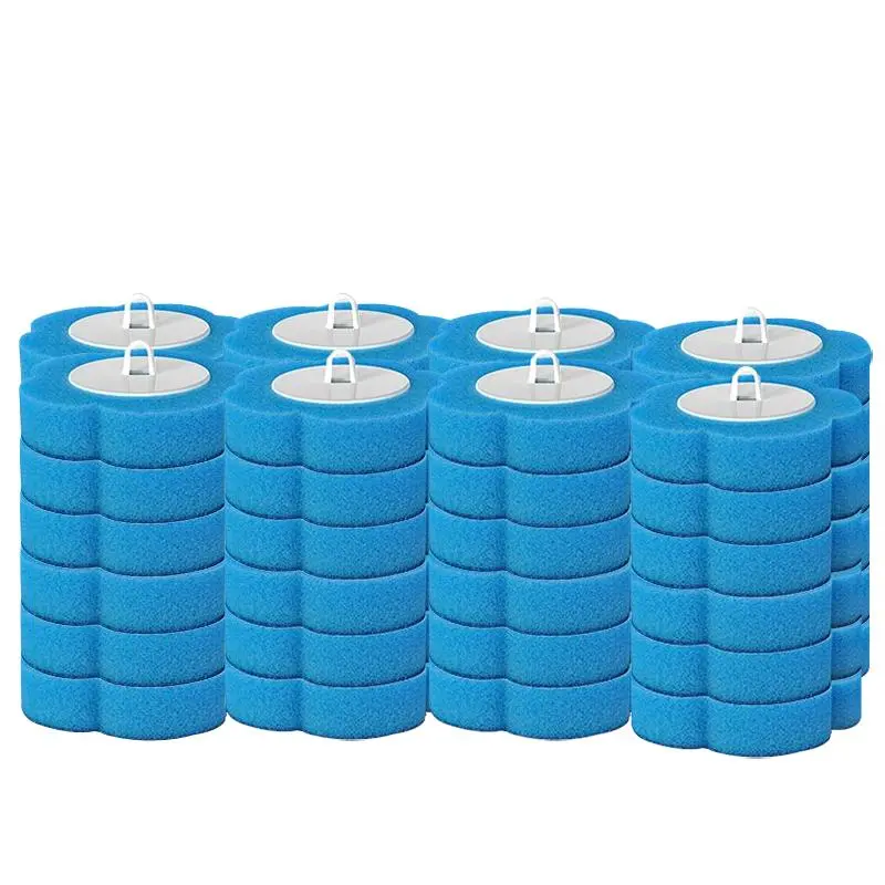 Disposable Toilet Brush Head, 24pcs/72pcs 360 Degree No Dead Ends Cleaning Toilet Brush Head, Household Bathroom Cleaning Tool for Deep Cleaning