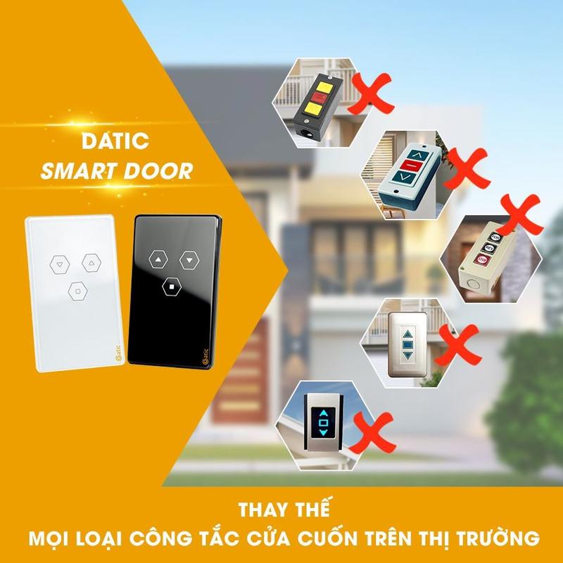 Product Introduction of [️️Tặng đế nổi] Hunonic - Công tắc điều khiển cửa cuốn thông minh Datic | Điều khiển cửa cuốn từ xa qua điện thoại bất cứ nơi đâu | giám sát thông minh l an toàn l tiện lợi 4