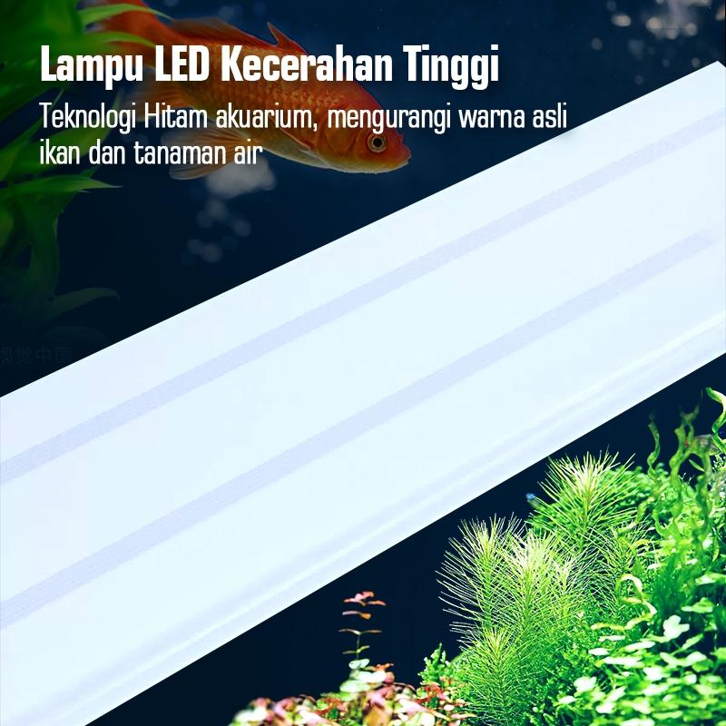 Lampu LED  GANTUNG Aquascape Aquarium 20 - 80cm WRGB 4
