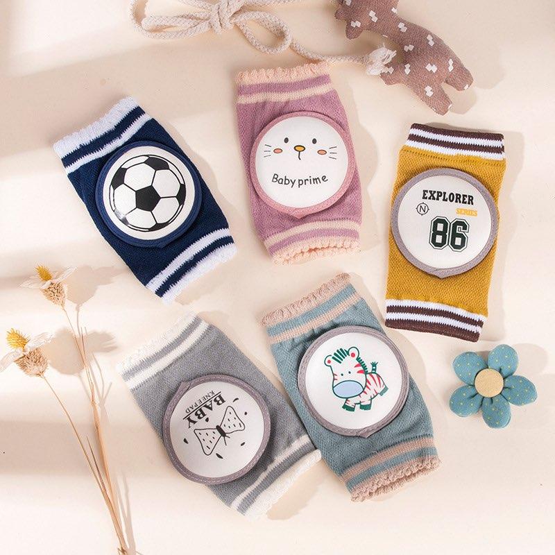 Bọc bảo vệ đầu gối cho bé tập bò, miếng đệm đầu gối chống va đập mùa hè cao cấp thoáng khí an toàn cho bé