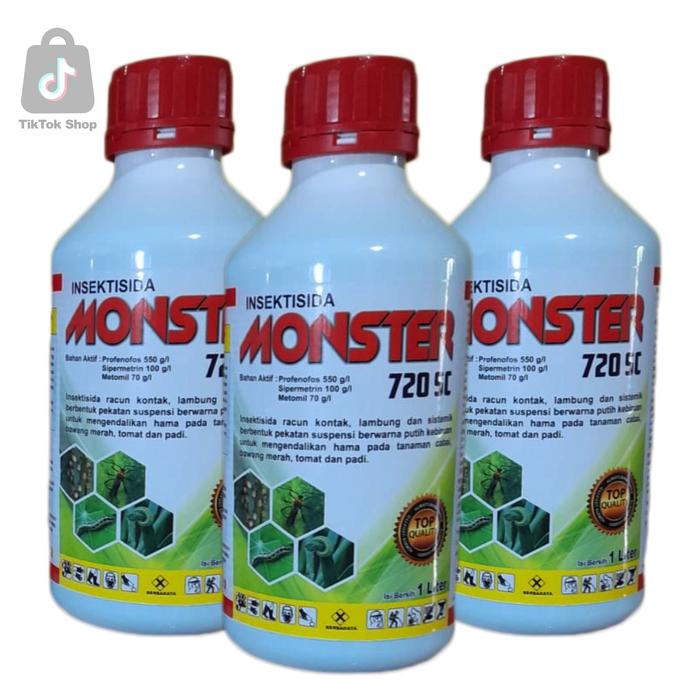 Promo [3 Gratis 1] MONSTER 720 SC PROMO GROSIR INSEKTISIDA Bahan aktif ...