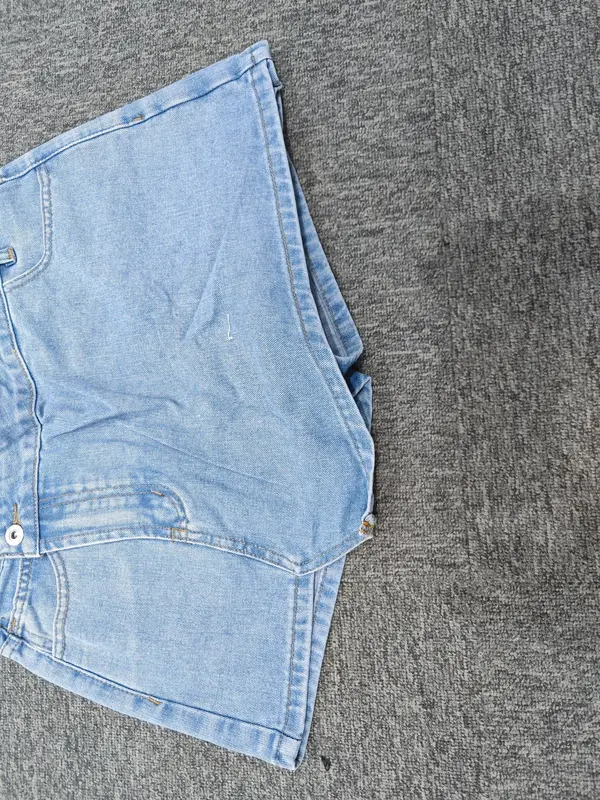 Women's Denim Skort, Casual Fashion Short Skort for Daily Outdoor Wear, Ladies Bottoms for Summer, Womenswear 8