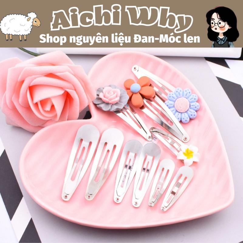 Phôi kẹp tóc handmade (5 cái) Women Nữ