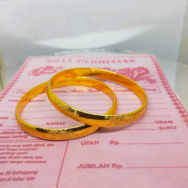 gelang tangan keroncong pasir Arab terbuat dari coin asli anti luntur Bracelets 1