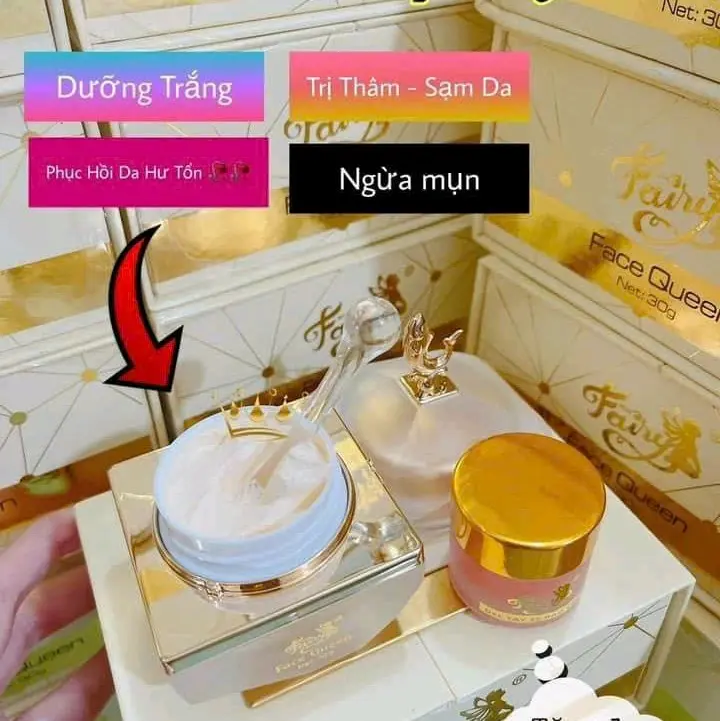 Kem fairy chính hãng 30g[tặng 1 typ kem chống nắng 170k] hỗ trợ mờ thâm dưỡng da Collagen 2