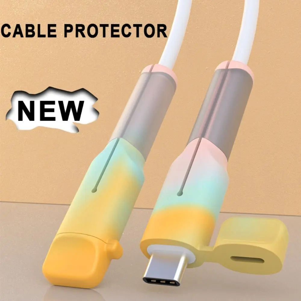 Cable Protector Dual C Universal Charger Silicone Cover Dust proof Charger Cable Protector Practical Protector Accessories