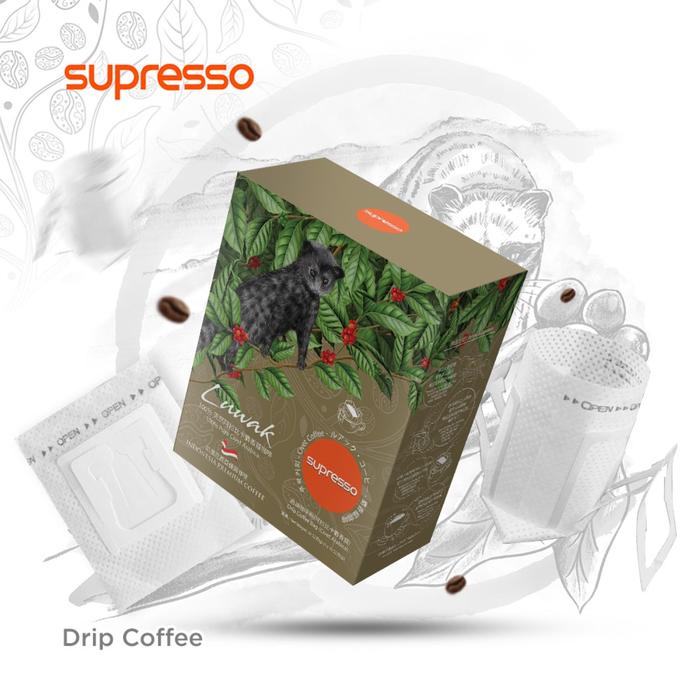 Gambar Supresso Luwak Prestige Arabica Drip Coffee dari INDRACO Store Kab. Gresik Tokopedia