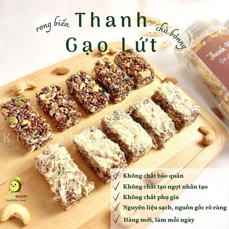 Thanh gạo lứt dinh dưỡng vị Chà Bông - Rong Biển