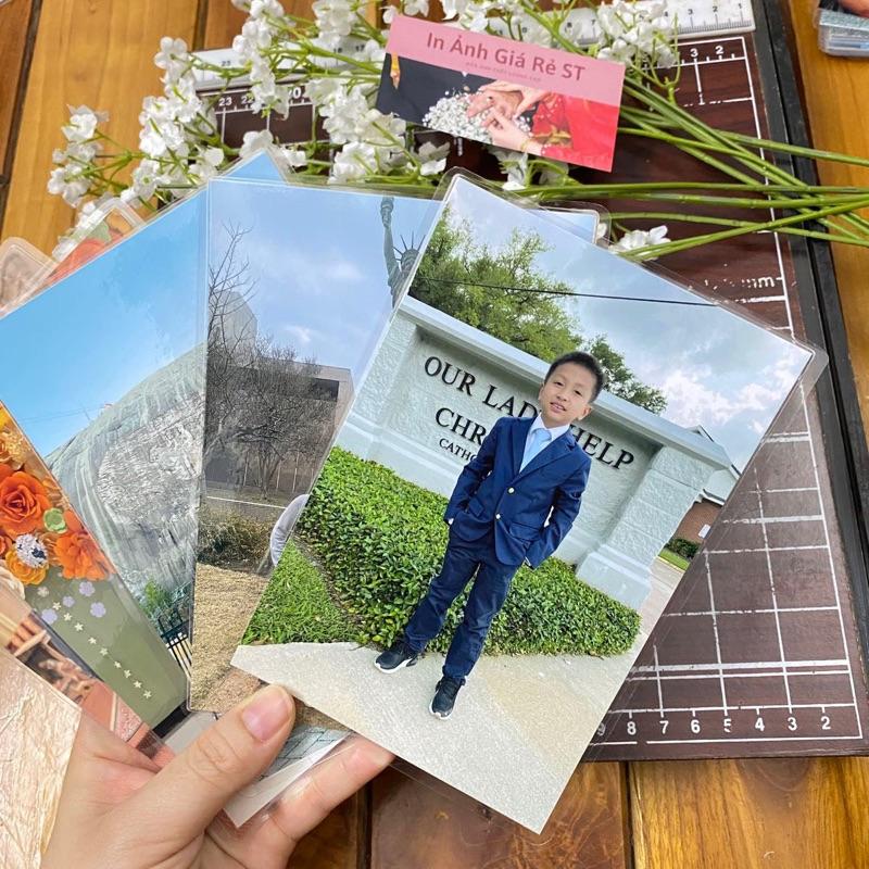 ẢNH 10X15 - ÉP NHỰA ,kích cỡ 10x15 ,đã ép chống nước ,bền màu ,phù hợp làm album lưu giữ kỷ niệm ,ảnh to rõ và đẹp