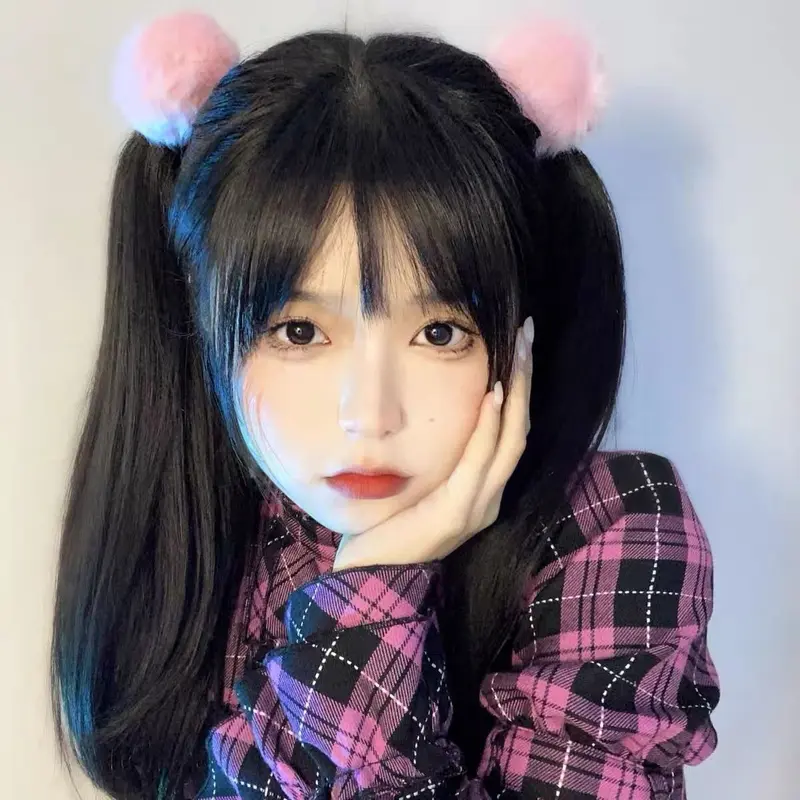 Dây Buộc Tóc Nhồi Bông Năm Mới, Phong Cách Loli Dễ Thương Mềm Mại, Phụ Kiện Tóc Dễ Thương, Thích Hợp Cho Tóc Đuôi Ngựa Của Bé Gái, Dây Buộc Tóc Bồng Bềnh, Phụ Kiện Tóc, 2023 8