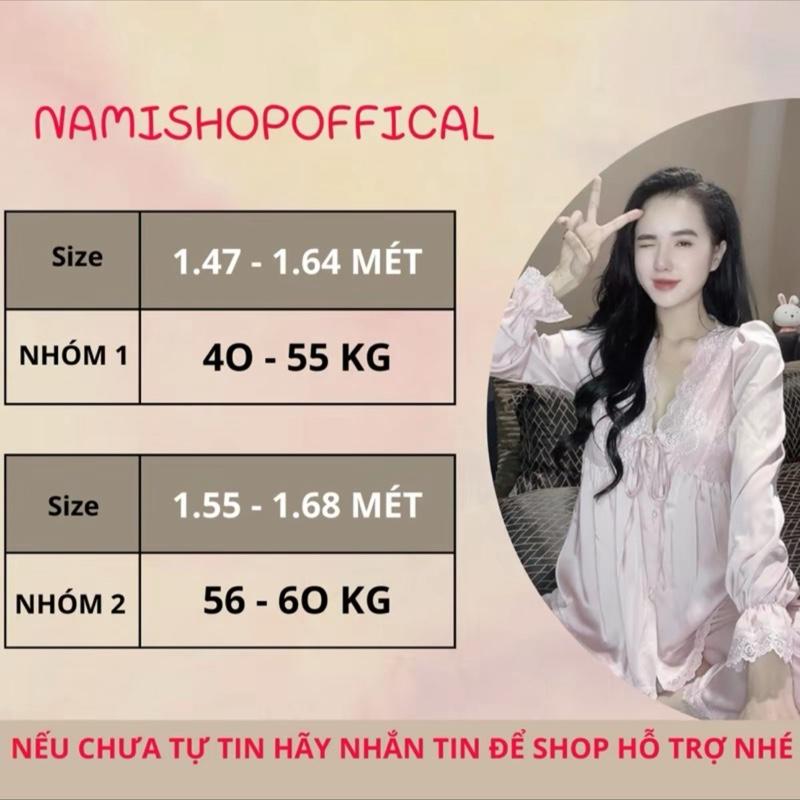 Đồ bộ nữ hoạ tiết chấm bi, pyjama nữ lụa latin mềm min mượt mát Freesize 4