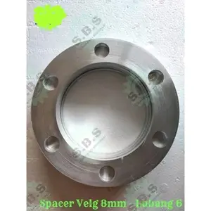 ( 1Pc ) Spacer Velg Mobil 6 Lubang - Tebal 8 MM (Fortuner, Pajero, Ranger)