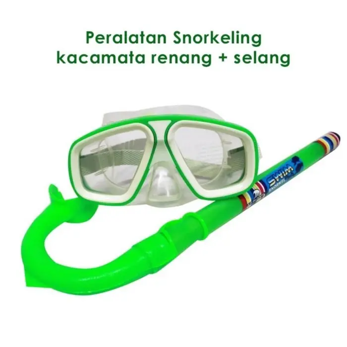 Kacamata Diving Anak Snorkling Kacamata Selam Snorkeling 6-12 Tahun 0763 Alat Renang 2