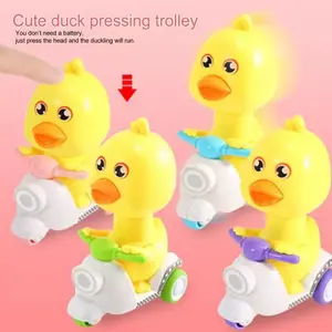2pcs Mainan Anak Bayi Tekan Kepala Non Baterai Mainan Ayam Vespa Mainan Anak Ayam Vespa Mainan Lucu